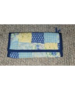 Donna  Sharp Quilted Patchwork Wallet Cute Blues Colors - $9.99