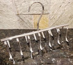 iDesign Metal Tie &amp; Belt Hanger - 24270 Hanging Closet Rack - £3.86 GBP
