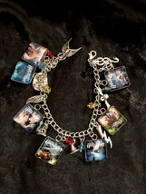 Harry Potter Book Covers Charm Fashion Bracelet - £15.65 GBP