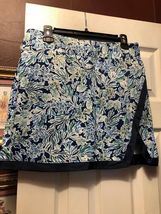 NWT STELLA PARKER NAVY MARINE LIFE Golf Tennis Pickleball Knit Skort S M & L image 3
