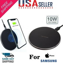Wireless Fast Charger Charging Dock Pad Mat For Samsung Note 10 S10 Iphone 11 - £12.10 GBP