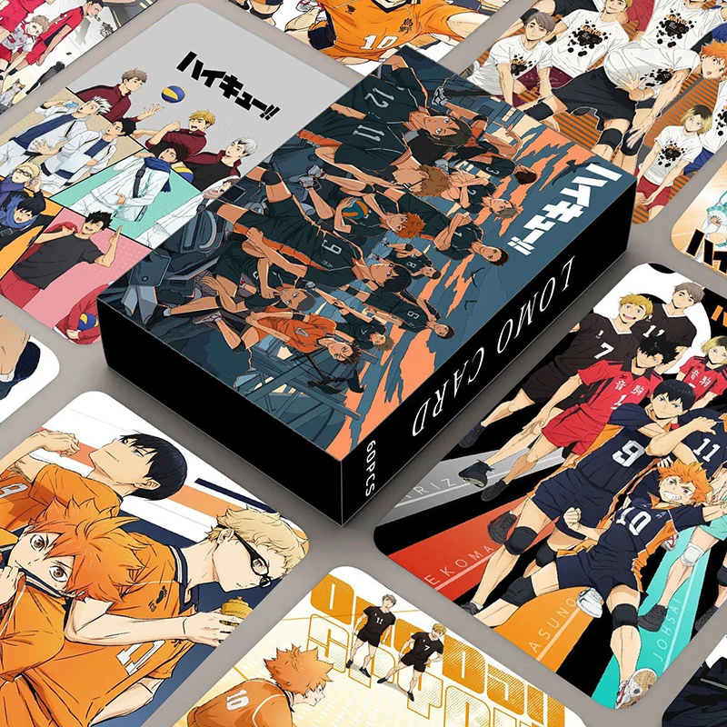 60pcs/Set Anime Haikyuu!! Figures Card Hinata Shoyo Photo Cards LOMO Card - £8.72 GBP