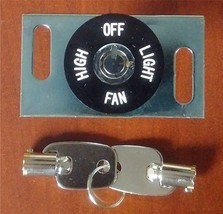 FAN switch  + Two keys  , FAN  ON - OFF - £40.18 GBP