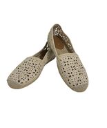 MICHAEL Michael Kors Darci Espadrille Flats Size 8.5 Shoes Cream Eyelet ... - $348.91 MXN