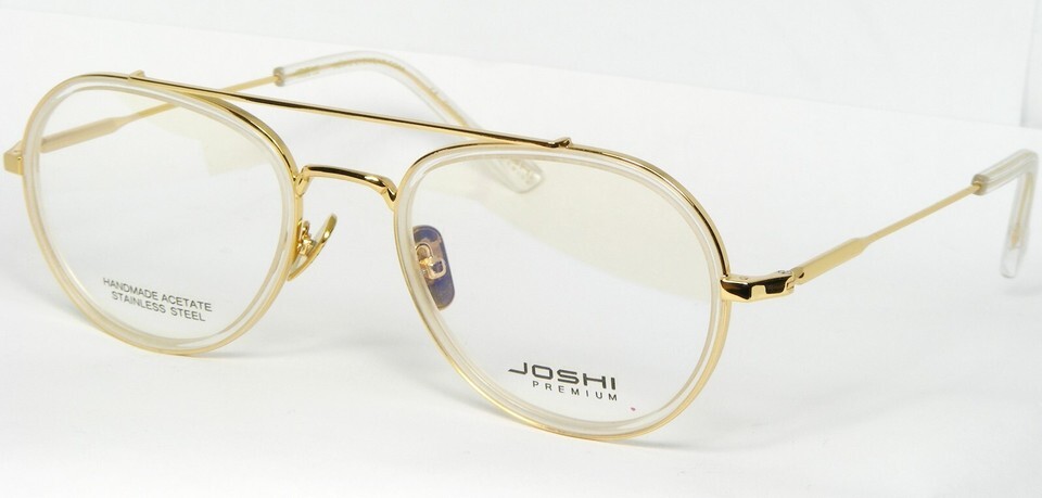 JOSHI PREMIUM EYEWEAR 7772 2 GOLD /CLEAR EYEGLASSES GLASSES FRAME 53-21-... - $134.76