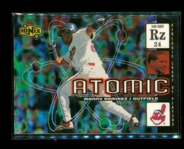 Manny Ramirez 2000 Upper Deck Ionix Atomic Insert #8 MLB Cleveland Indians - £2.33 GBP