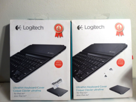 Logitech Ultrathin Magnetic Clip-On Keyboard Cover For ipad Air i5 Black , 2 pcs - £23.74 GBP