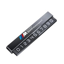 Alloy Car Temporary Par Card Phone Number Plate for M Power E46 E90 F30 F34 F10  - $60.83