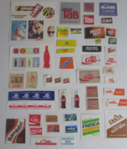 Set of 53 different Coca-Cola and 18 different flavors stickers - £27.22 GBP