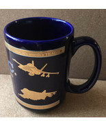 Advertising Military Aircraft TEAC VIDEO Jet Chopper Mug Cup Kapan-Kent ... - $235.70 MXN