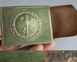 Vintage West Germany Belt Buckle post WW2 JULIUS MAURER OBERSTEIN JMO EI... - $159.99