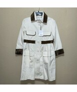 GF Ferre Belted jacket blazer metal applique sz 26 / 40 new - $21,685.91 MXN