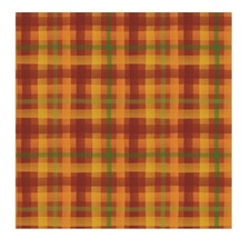 David Textiles Fabric, Fat Quarter 18&quot; X 21&quot;, 100% Cotton, Orange Paint Plaid - £3.95 GBP