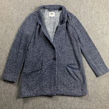 Old Navy Coat Women&#39;s Medium Blue Knit Outerwear Fleece 100% Polyester - $346.37 MXN