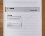 FSA 135 R FSA135R Stihl Battery Trimmer Part Illustrated Diagram List Ma... - $13.61