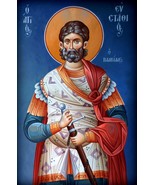 Orthodox icon of Saint Eustathius the Great Martyr - £157.27 GBP - £393.17 GBP