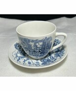 Vintage Countryside By Enoch Wedgwood Tunstall Cup And Saucer Made In En... - $6.93