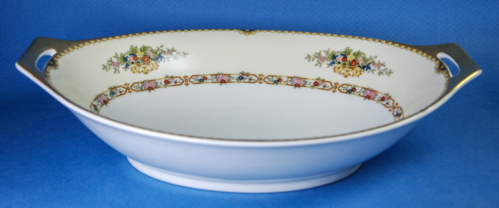 Meito The Malta 11" Oval Vegetable Serving Bowl Excellent Item image 2