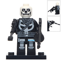 The Skull Trooper Skin Epic Fortnite Outfit Lego Compatible Minifigure Bricks - £2.41 GBP