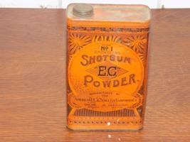 Vintage American EC &amp; Schultze Gunpowder No. 1 Shotgun Empty Tin - $198.00