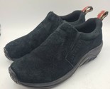 Merrell Jungle Moc Women’s Midnight Black Suede Slip On Shoes Loafers Si... - $14.50