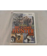 Nintendo Wii Cabela&#39;s Big Game Hunter 2010 Rated T For Teen Blood Violen... - £4.29 GBP