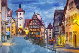 Digital Wall Art - Title: Solitude - $85.47 MXN