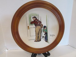 Gorham Plate 1979 Spring Closed for Business Helping Hand Series Ltd Framed LotE - £11.83 GBP