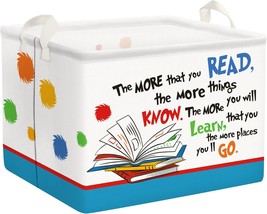 15.7 * 11.8 * 11.8 In. Clastyle Collapsible Cartoon Book Reading Storage Baskets - $32.34