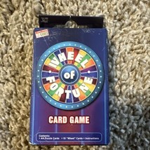 Card Game Wheel Of Fortune Family Fun Travel Party Playing Deck - $4.99