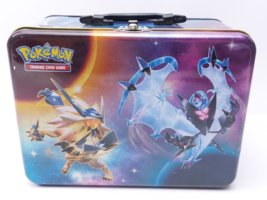 Pokemon TCG 2018 Sun And Moon Collectors Tin Lunch Box Chest EMPTY - £19.99 GBP