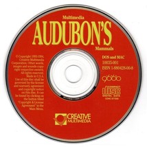 Multimedia Audubon&#39;s Mammals (PC/MAC-CD, 1994) - New Cd In Sleeve - £3.12 GBP
