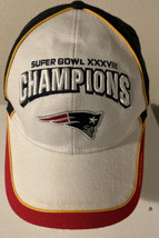 New England Patriots Super Bowl XXXVIII Champions Reebok Locker Room Hat Cap - £11.86 GBP