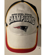 New England Patriots Super Bowl XXXVIII Champions Reebok Locker Room Hat... - $14.84