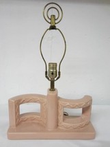 Set 3 Vtg Gonder Mid Century Pink Ceramic Southwestern Hollywood Table Lamps - £119.46 GBP