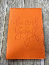 Orange Satin Ribbon Marker College Ruled Journal 160 Lined Pages NEW - $14.73