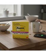 Post-it Super Sticky Big Notes, 11 in x 11 in, Yellow, 30 Sheets/Pad, 1 ... - $15.93 CAD