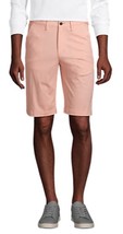 Lands&#39; End 11 In. Traditional Fit Chino Shorts Size: 38 New Ship Free Comfort - £54.27 GBP