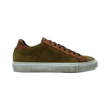 Giovacchini by Belvedere Sneakers Made In Italy Suede Rino Antique Cognac image 2