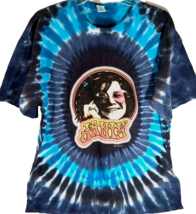 Janis Joplin 2004 Regular Weird People Blue Sundog Tie Dye Two-Sided T-Shirt XL - $86.30