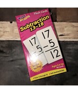 TREND FLASH CARDS SUBTRACTION 13-18 (99 Cards) T-53104 NIP - $178.97 MXN