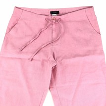 Zinc Pink Linen Blend Capris Capri Cropped Pants Size 9 Drawstring Waist NWOT - £13.80 GBP