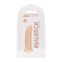 Real Rock Silicone Dildo Without Balls 6&quot; (flesh) with Free Shipping - £80.54 GBP