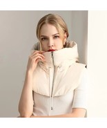 Hooded Puffer Vest for Women Sleeveless Zip Up Crop Coats 2022 Winter Fa... - £20.65 GBP