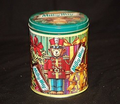 Old Vintage 1994 Advertising Milky Way Collector Metal Tin Can Container Storage - $12.86