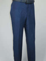 Men's ENZO Linen Spring Summer Suit Light Weight Breathable E58302-2 Navy Blue image 8