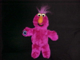 13&quot; Telly Monster Plush Toy With Symbol Tag From Sesame Street By Applause 1994 - £59.16 GBP