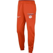 NWT men XXL Clemson Tigers Nike Orange Team Issued Jogger Sweat Pants Therma Fit - £37.95 GBP