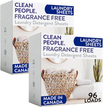 Clean People Laundry Detergent Sheets - Recyclable Packaging, Hypoallerg... - £57.94 GBP