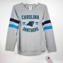 Carolina Panthers Official NFL Kids Youth Girls Size Long Sleeve Shirt-L(10/12) - £8.52 GBP